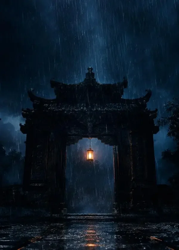 夜雨寺封面，惊悚、古装类电影，2024年上线